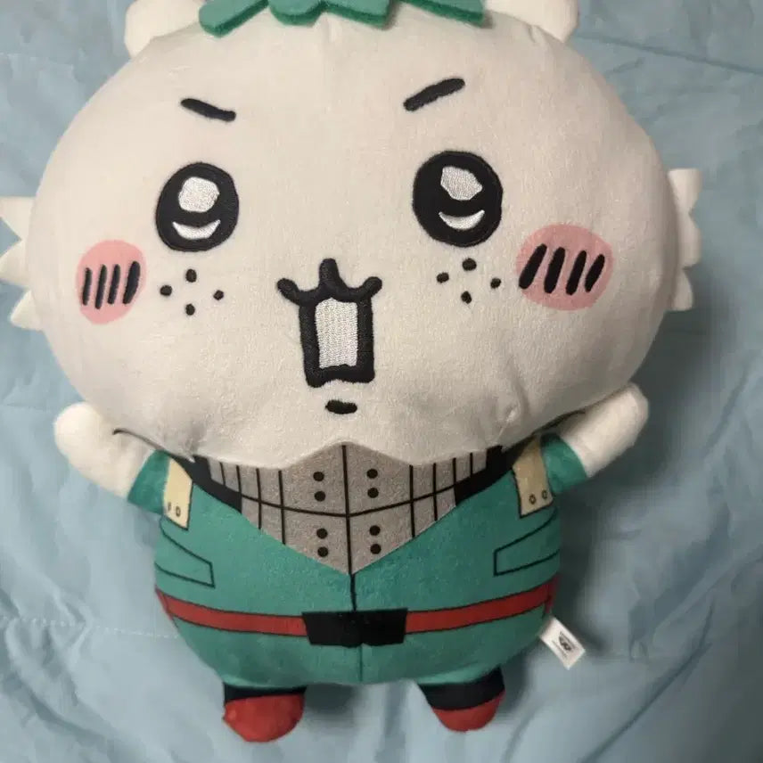 [BUNJANG] My Hero Academia x Chiikawa Izuku Midoriya 30cm Plush / 나히아 먼작귀 콜라보 치이카와 미도리야 30cm 인형
