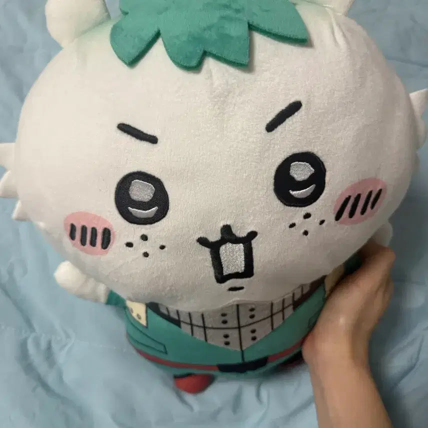 [BUNJANG] My Hero Academia x Chiikawa Izuku Midoriya 30cm Plush / 나히아 먼작귀 콜라보 치이카와 미도리야 30cm 인형