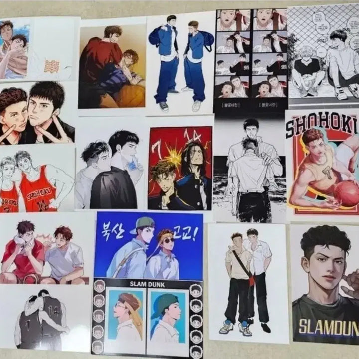 [BUNJANG] Slam Dunk Taesub-Daeman Taesub Song Taesub Jeong Daeman Goods Postcard Set / 슬램덩크 태섭대만 태대 송태섭 정대만 굿즈 엽서