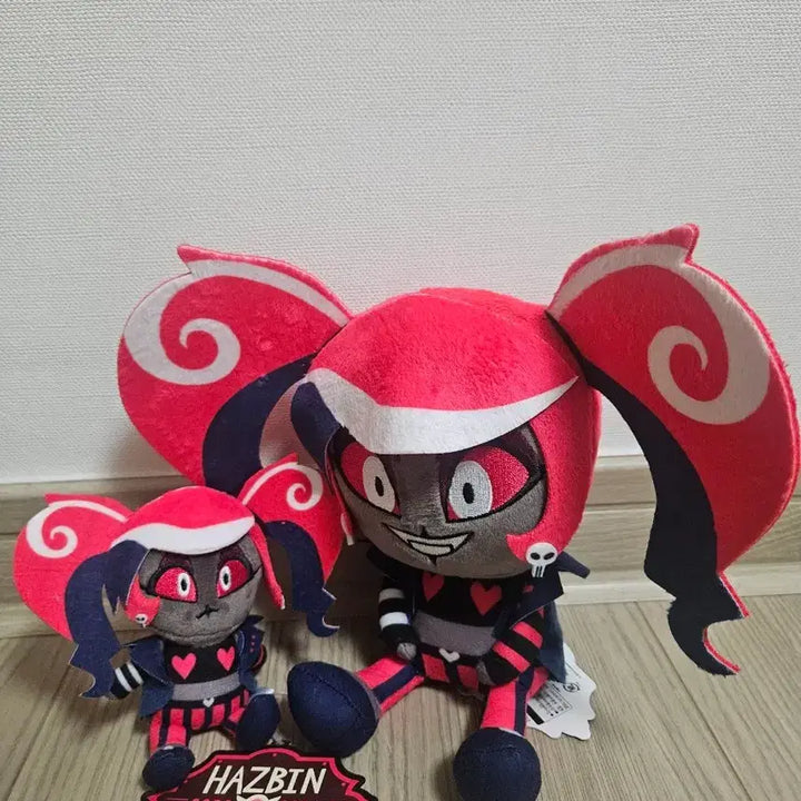 [BUNJANG] Hazbin Hotel Round 1 Velvet Plush Set / [해즈빈호텔] 라운드원 벨벳 인형 2종 판매