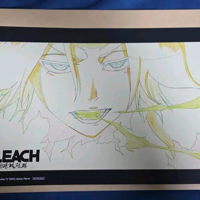 [BUNJANG] Bleach Thousand-Year Blood War Yoruichi Original Art Visual Poster / 요루이치 블리치 천년혈전 화진담 원화 비주얼 포스터 cgv 3주차 굿즈 특전