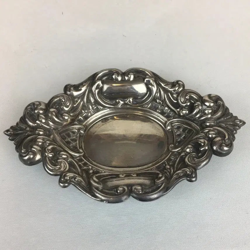 [BUNJANG] Antique Sterling Silver Bonbon Tray / 영국 앤틱 실버 봉봉 트레이