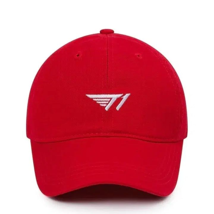 [BUNJANG] T1 Red Baseball Cap / T1 모자 볼캡 레드