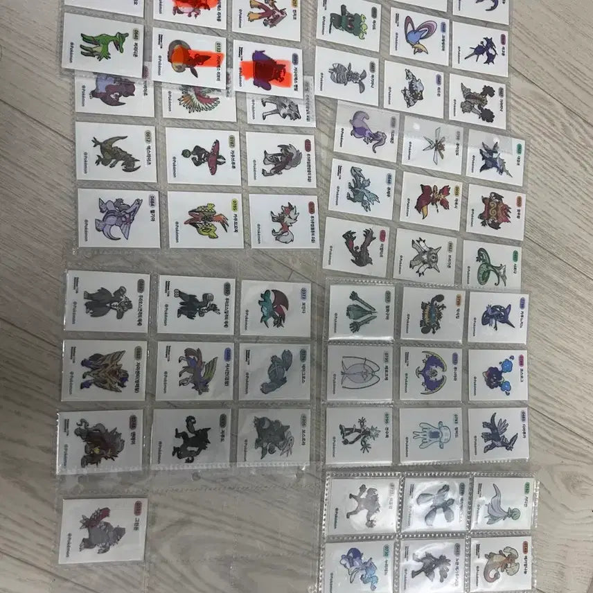 [BUNJANG] Pokemon Stickers / 포켓몬 띠부씰 판매