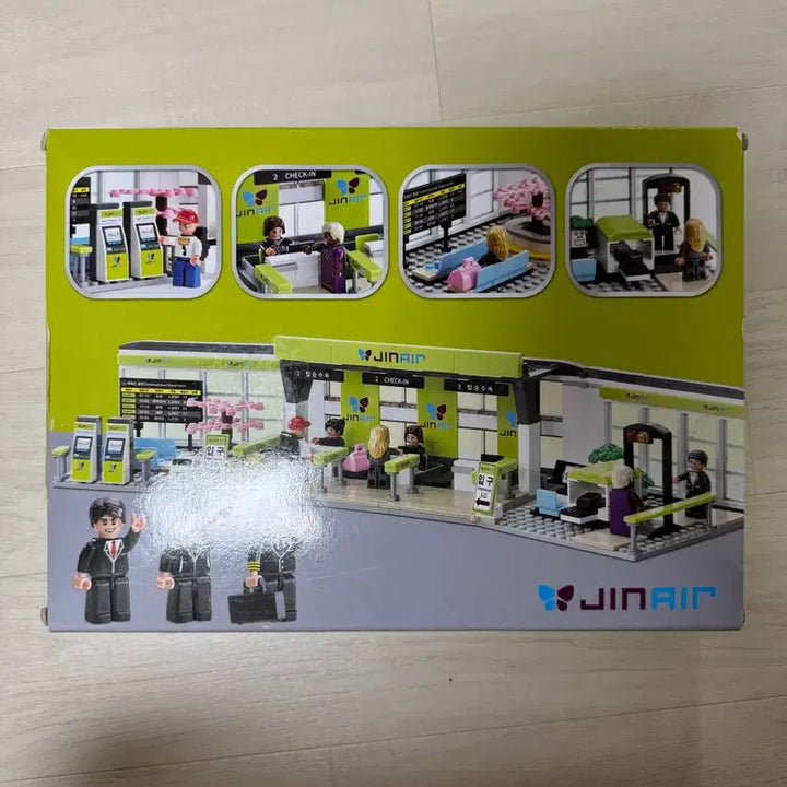 [BUNJANG] Oxford Jin Air Check-in Counter Building Set / 옥스포드 진에어 탑승카운터 jinair