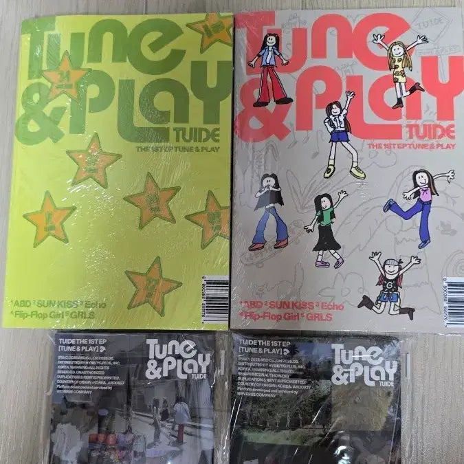 [BUNJANG] TUIDE TUNE &amp; PLAY 1st EP Album Set (Sealed) + POB Bundle Set / TUIDE 1집 EP 미개봉앨범 세트(위버스 앨범포함),미공포 일괄양도합니다