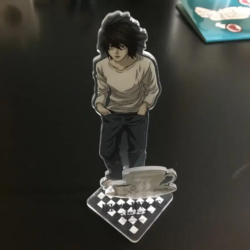 [BUNJANG] Death Note L Acrylic Stand (Pre-owned, Displayed) / 데스노트 L 아크릴 스탠드 (개봉전시품)