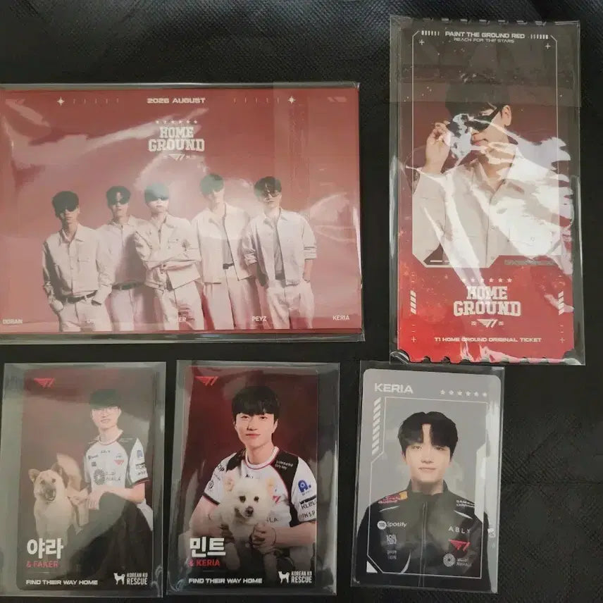 [BUNJANG] T1 Homeground Bundle Set (Day 1 Ticket, Day 2 Postcard, Keria Photocard) / T1 티원 홈그라운드 특전 일괄판매 (1일차 티켓, 2일차 엽서, 케리아 포토카드)