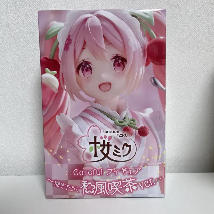 [BUNJANG] Sakura Miku Coreful Teahouse Figure (Sealed) / 사쿠라 미쿠 코어풀 찻집 피규어 미개봉
