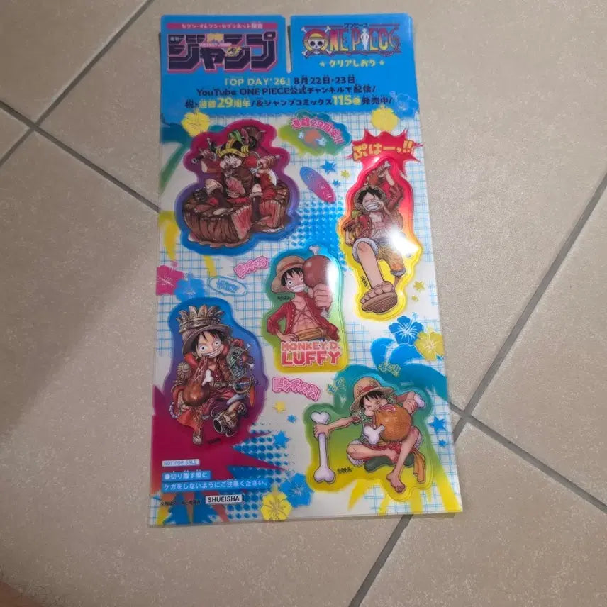 [BUNJANG] One Piece Luffy Sticker Set / 원피스 루피 스티커 세트