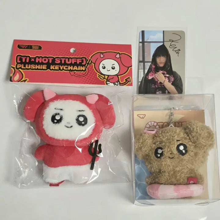 [BUNJANG] T1 Faker Hot Stuff Collaboration Doll and Photocard Bundle / T1 티원 홈그라운드 홈그 hot stuff + 탠프렌즈 인형 + 포카 케리아 keria 판매