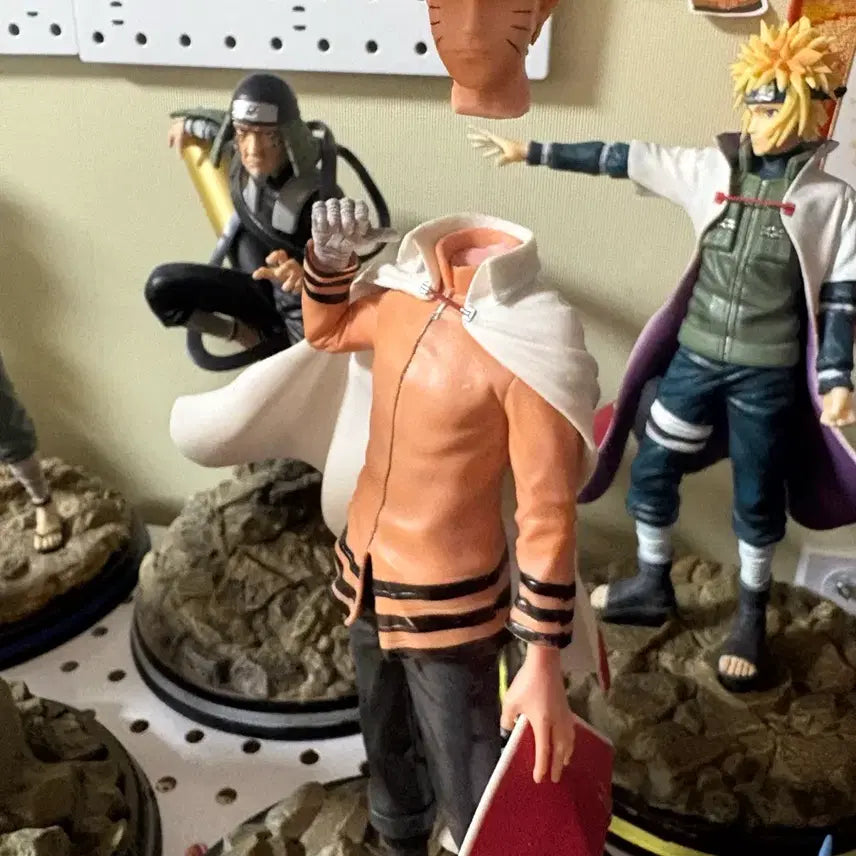 [BUNJANG] Naruto 7th Hokage Rock Figure Set (25-30cm) / 나루토 7대 호카게 바위 피규어 세트
