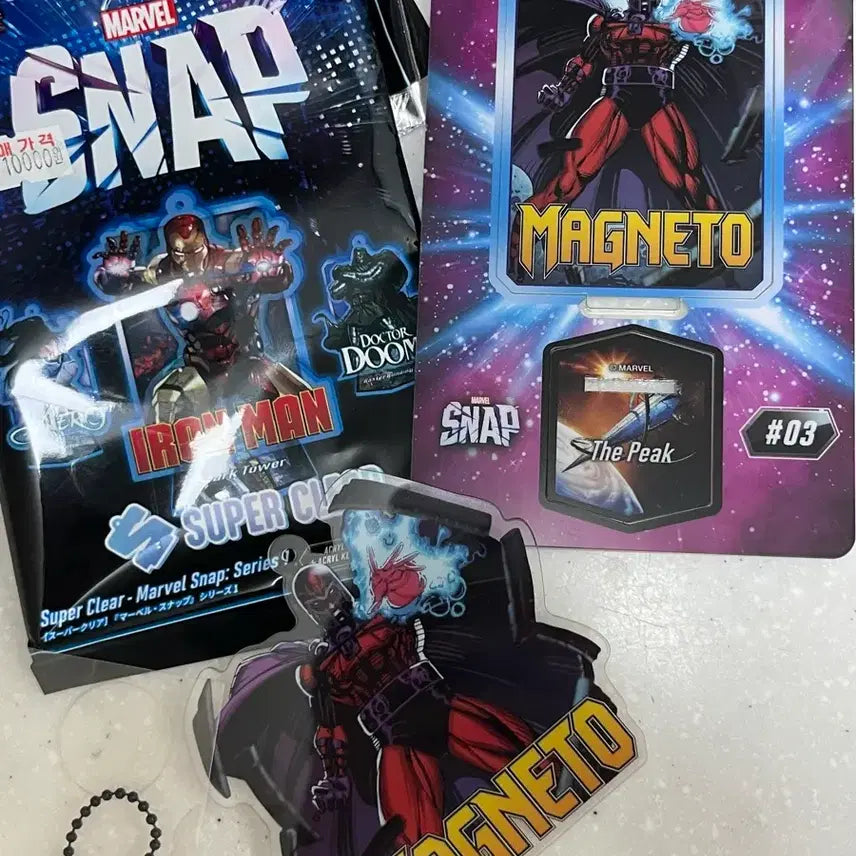 [BUNJANG] Marvel Magneto Acrylic Stand Keychain / 마블 매그니토 아크릴 스탠드 키링 양도