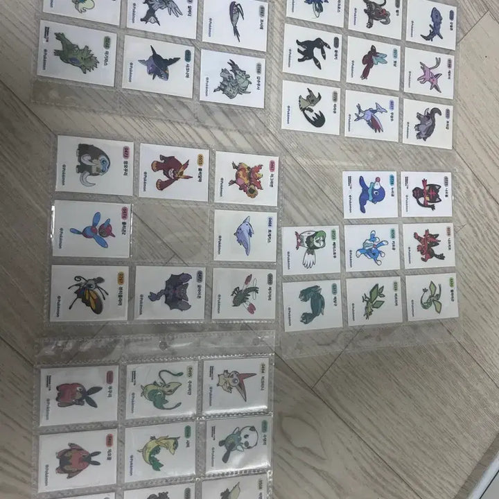 [BUNJANG] Pokemon Stickers / 포켓몬 띠부씰 판매