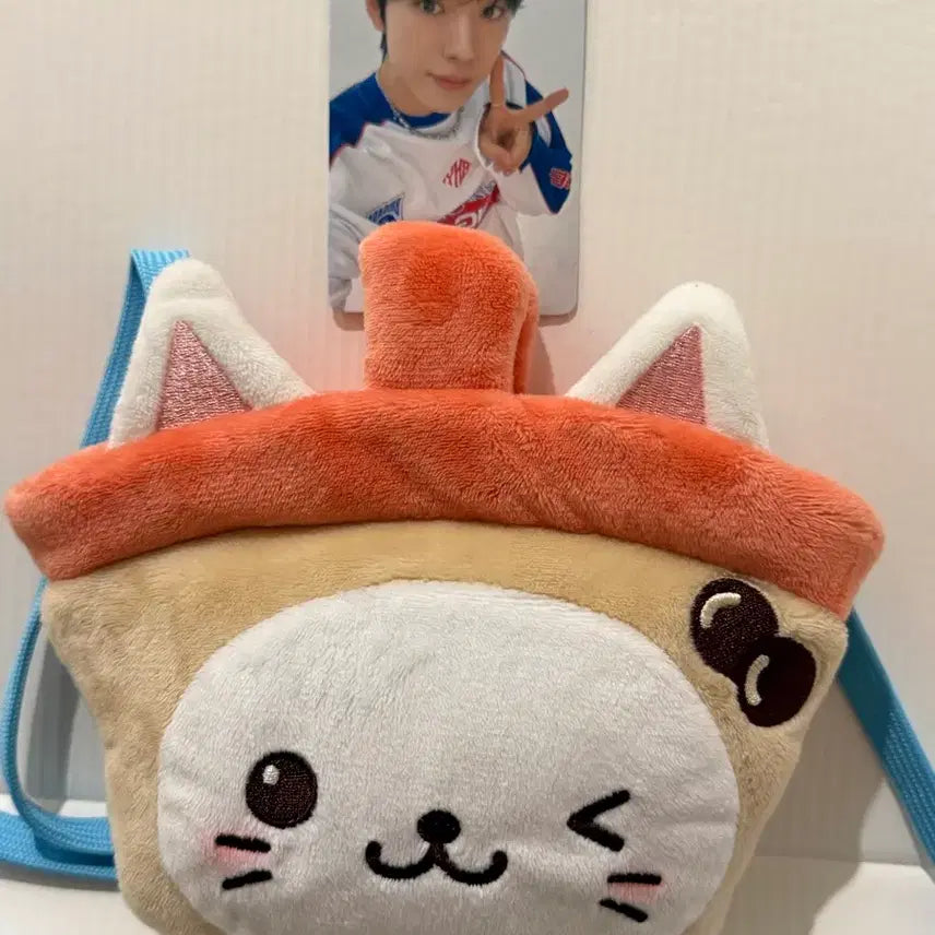 [BUNJANG] NCT WISH Bubble Nyan Pouch &amp; Yushi Photocard / 엔시티위시 버블냥 포셰트 파우치 일본투어 굿즈 유우시 포카