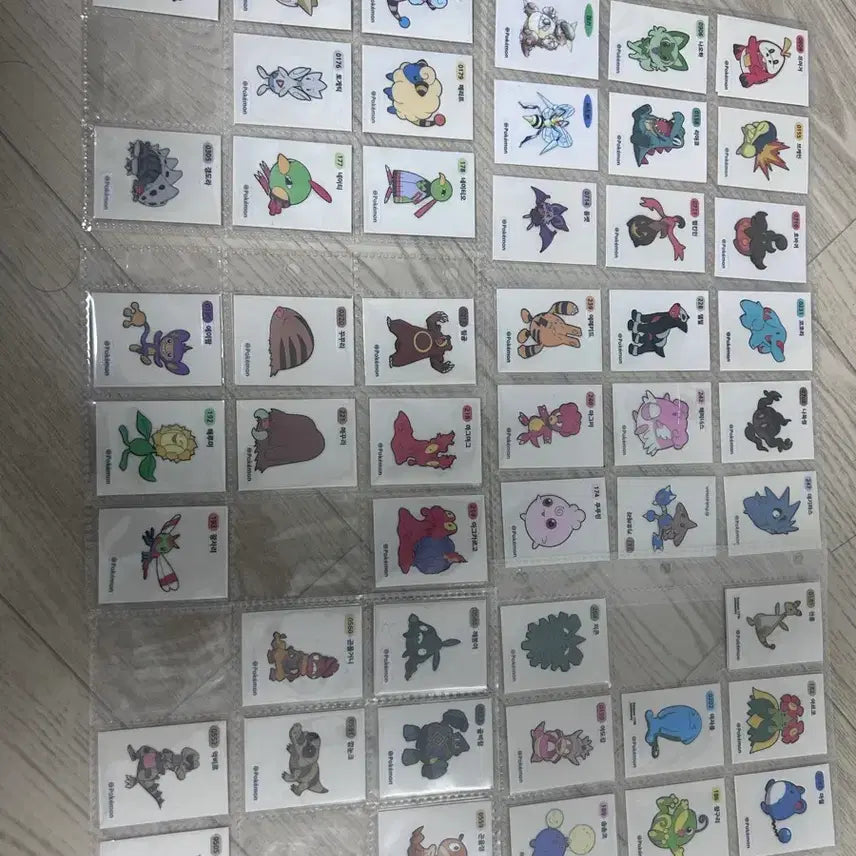 [BUNJANG] Pokemon Sticker Collection / 포켓몬 띠부씰 판매