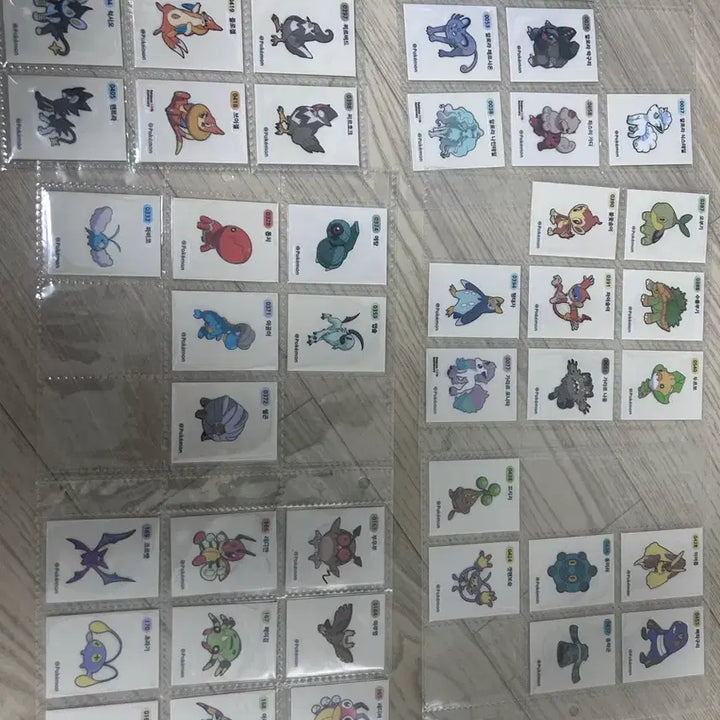 [BUNJANG] Pokemon Sticker Collection / 포켓몬 띠부씰 판매
