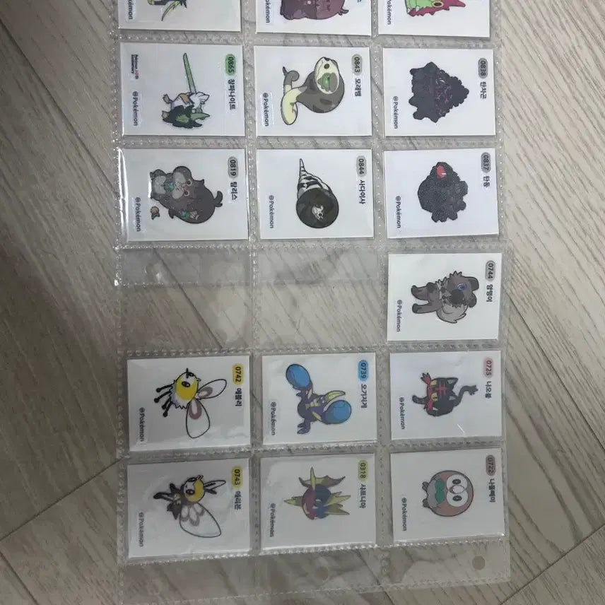 [BUNJANG] Pokemon Sticker Collection / 포켓몬 띠부씰 판매