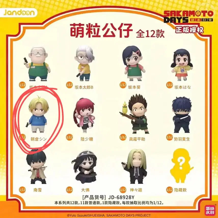 [BUNJANG] Sakamoto Days Rice Grain Figure / 사카모토 데이즈 쌀알 피규어 신
