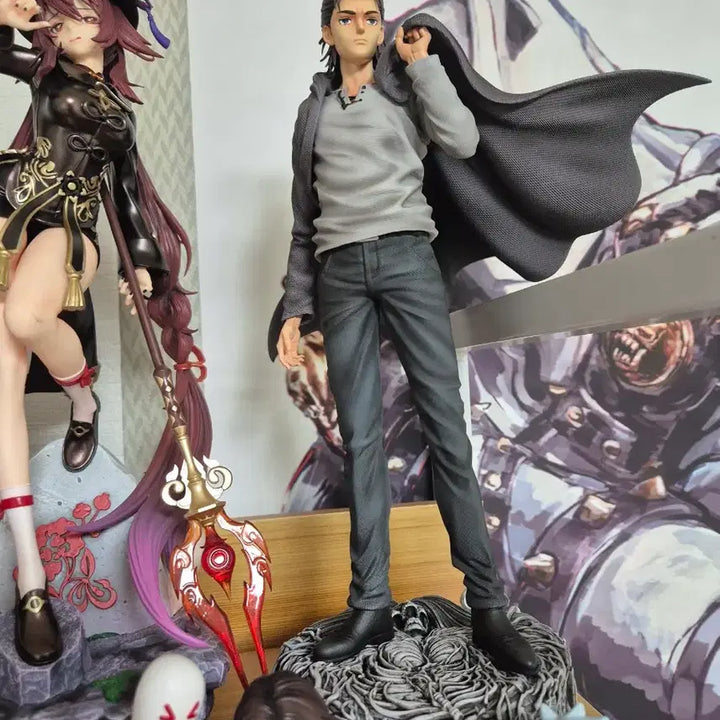 [BUNJANG] Chikara Eren Yeager Resin Head Set (2 Types) / chikara 에렌 예거 레진 헤드 2종