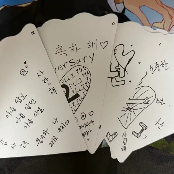 [BUNJANG] PLAVE 2nd Anniversary Cake Postcard Bundle Set / 플레이브 2주년 케이크 엽서 일괄 양도