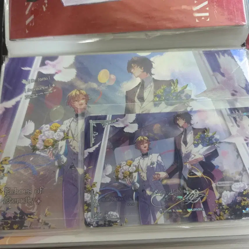 [BUNJANG] Honkai Star Rail Ratiocio Aventurine Wedding Set Clear Card / 스타레일 레이시오 어벤츄린 레이츄린 웨딩 해외 중국 엽서 클리어 카드