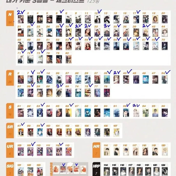 [BUNJANG] Bundle Set: My S-Class That I Raised Highlight Pick / [일괄] 내스급 내가 키운 S급들 하이라이트 픽