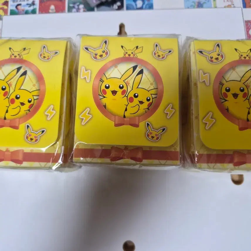 [BUNJANG] Pokemon Pikachu Deck Case 3 Types Bundle Set / 포켓몬카드 피카츄 덱 케이스 3종일괄