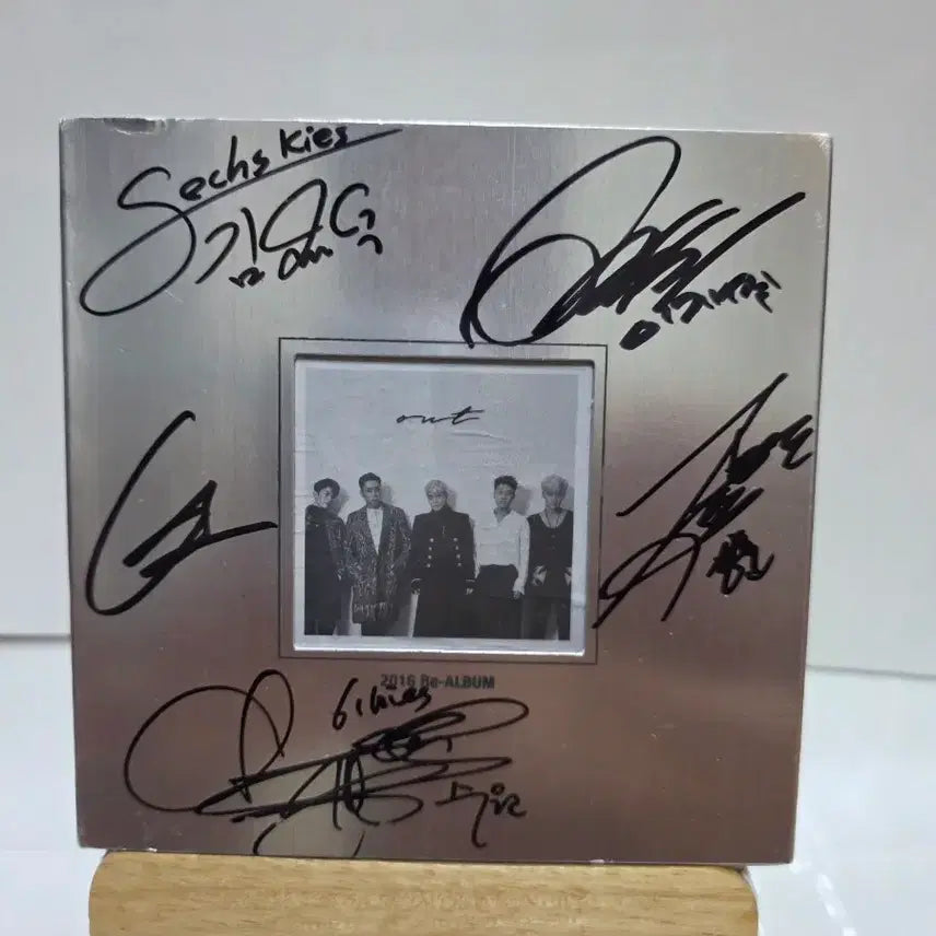 [BUNJANG] Sechs Kies 2016 Re-ALBUM Autographed CD / 젝스키스 2016 Re-ALBUM 친필사인CD