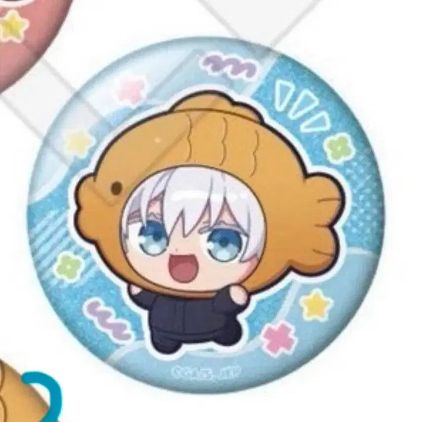 [BUNJANG] Jujutsu Kaisen GIGO Collaboration Gojo Satoru Badge + POB / 주술회전 gigo 콜라보 고죠사토루 뱃지 + 특전 판매합니다.