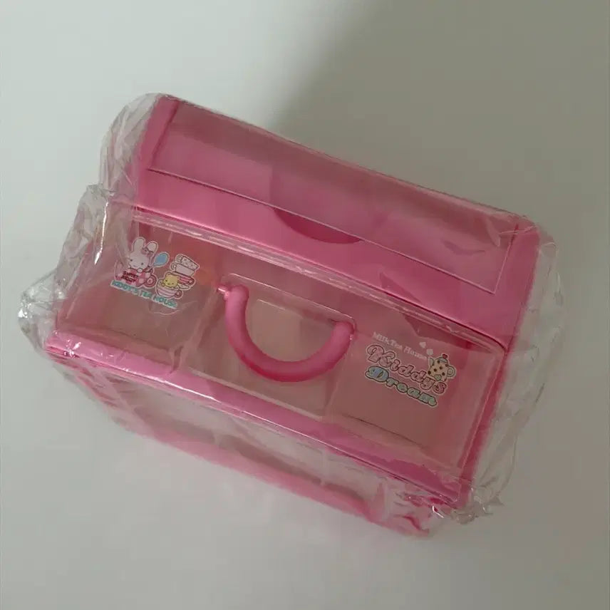 [BUNJANG] Young Art Pink Drawer Vintage Stationery Box / [고전문구] 영아트 핑크 서랍