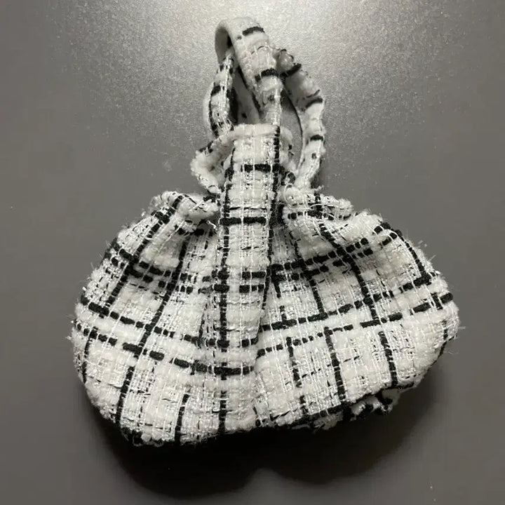 [BUNJANG] 15cm Doll Clothes Tweed Overalls / 15cm인형옷 트위드 멜빵
