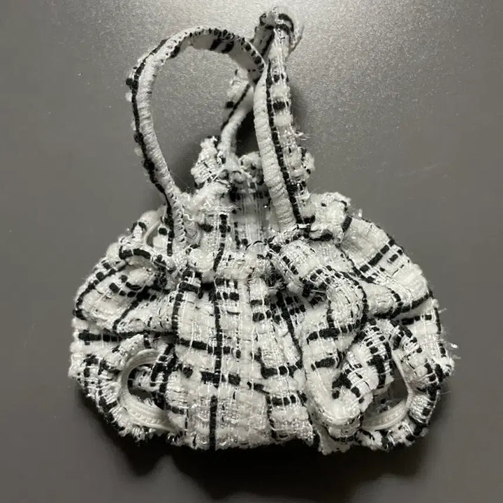 [BUNJANG] 15cm Doll Clothes Tweed Overalls / 15cm인형옷 트위드 멜빵