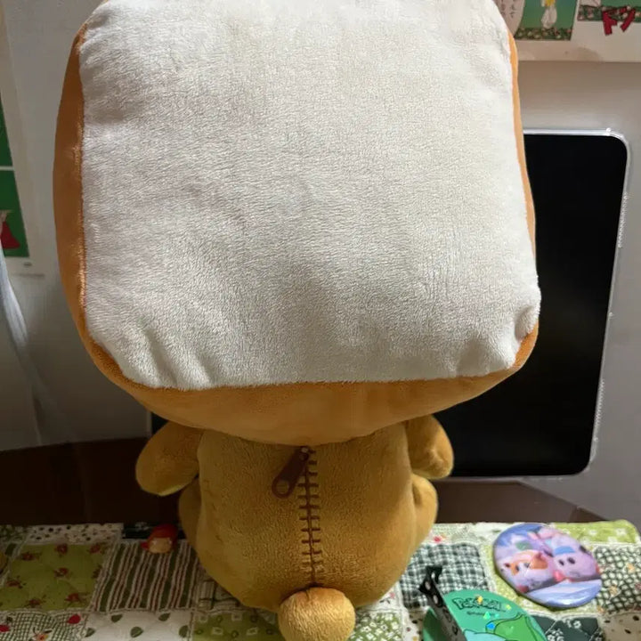 [BUNJANG] Rilakkuma Toast Plush Toy / 리락쿠마 식빵 인형