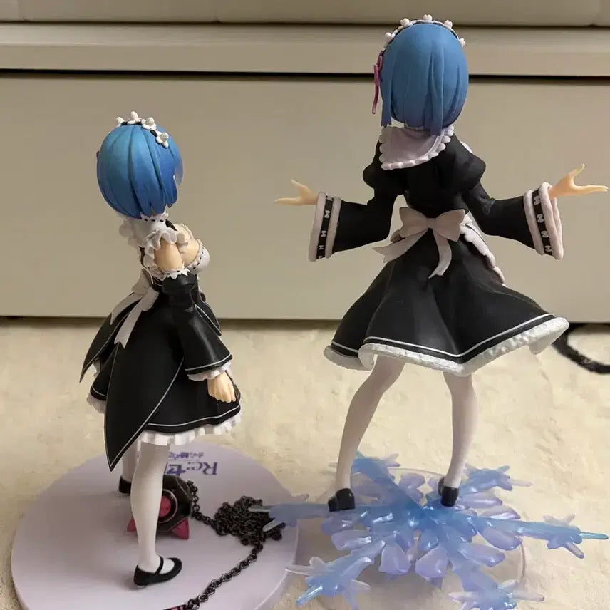 [BUNJANG] Rem Winter Maid Figurism Figure Bundle Set / [일괄]리제로 렘 윈터 메이드, 피규리즘 피규어