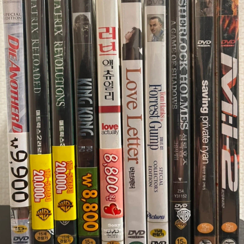[BUNJANG] DVD Bundle Set (10 Discs) / DVD 새상품 일괄판매