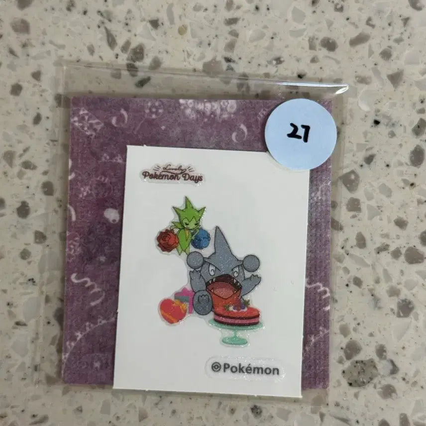[BUNJANG] Pokemon Lovely Stickers Dibsaurong / 포켓몬스터 러블리 띠부씰 딥상어동