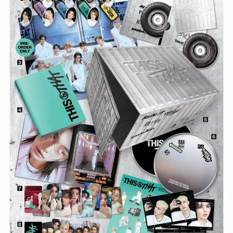 [BUNJANG] Stray Kids SKZ THIS MAN Truck Version Changbin Keyring Seungmin Photocard, Seungmin 2-Cut Photo / 스트레이키즈 스키즈 디스앤댓 한정반 트럭버전 풀구성 창빈 키링 투리라차 유닛 포카 승민 포카 승민2컷 포토 양도