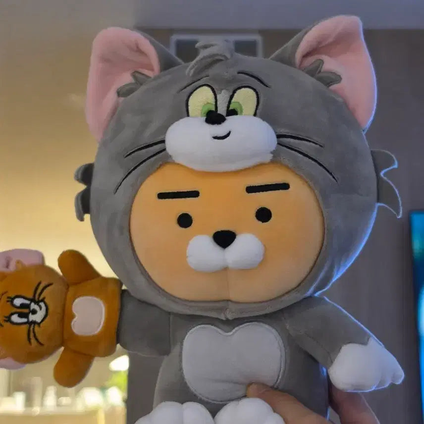[BUNJANG] Kakao Friends Ryan Tom &amp; Jerry Doll / 카카오프렌즈 라이언 톰과제리 인형