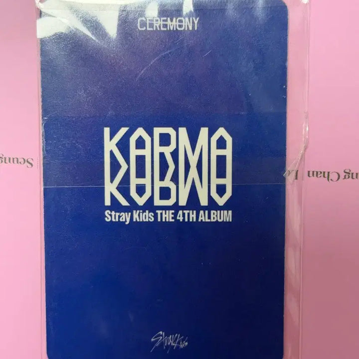 [BUNJANG] Stray Kids Lee Know Karma 1st Round Studio Photocard / 스키즈 리노 카르마 1추차 공방 포카 karma 스트레이키즈