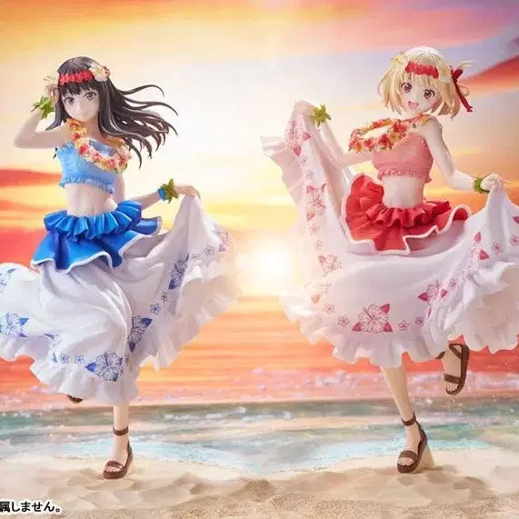 [BUNJANG] Claynel Lycoris Recoil Chisato Takina Hawaii Figure Bundle / 크레넬 리코리스 리코일 타키나 치사토 하와이 피규어 claynel