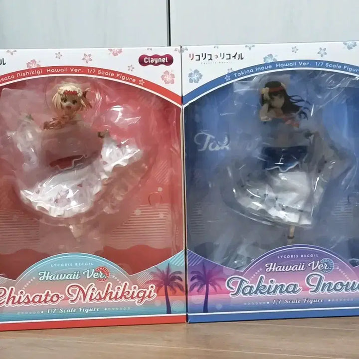 [BUNJANG] Claynel Lycoris Recoil Chisato Takina Hawaii Figure Bundle / 크레넬 리코리스 리코일 타키나 치사토 하와이 피규어 claynel