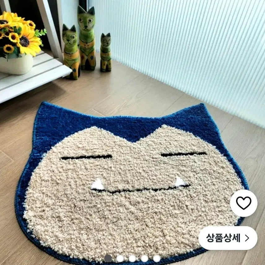 [BUNJANG] Pokemon Snorlax Mat / 새상품) 포켓몬스터 잠만보 발매트