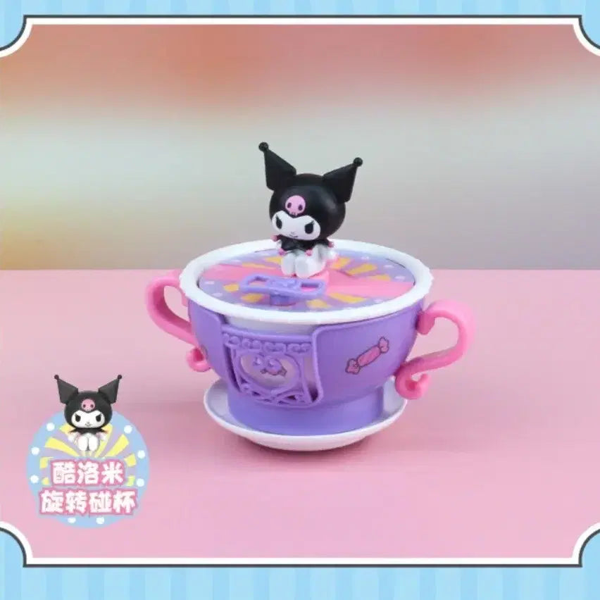 [BUNJANG] Sanrio Kuromi Rotating Cup Figure (Sealed) / [미개봉]산리오 회전컵 피규어 쿠로미