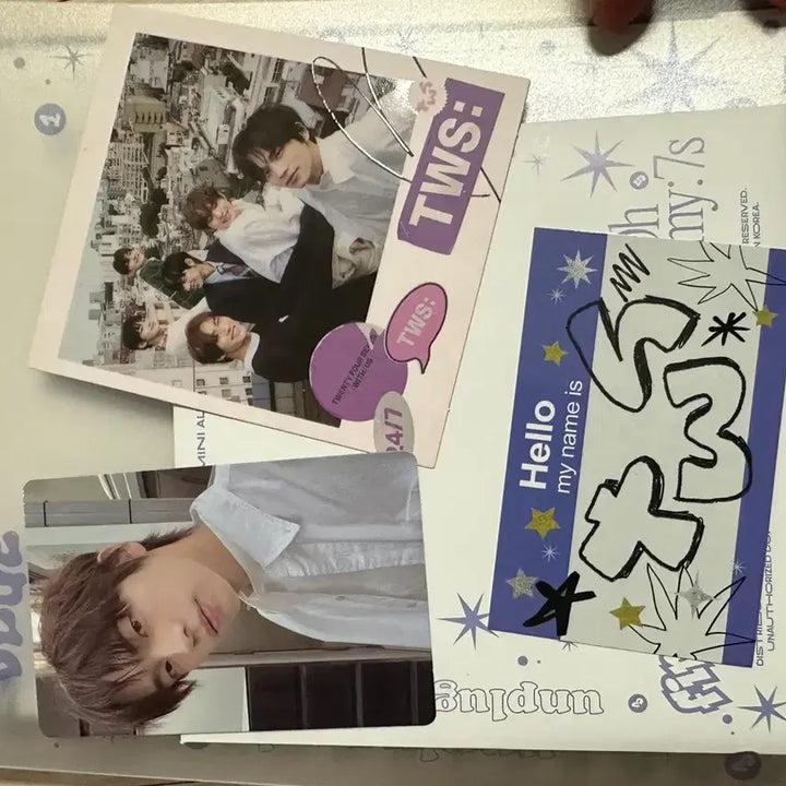 [BUNJANG] TWS Sparkling Blue Album + Shinyu Photocard + CD + Polaroid / TWS 투어스 스파클링 블루 앨범 + 신유 포카 + CD + 폴라로이드