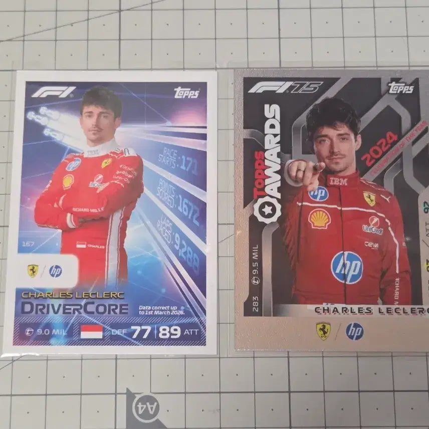 [BUNJANG] Charles Leclerc 2026 F1 Topps Turbo Attack Card / 샤를 르끌레르 2026 F1 탑스 터보 어택