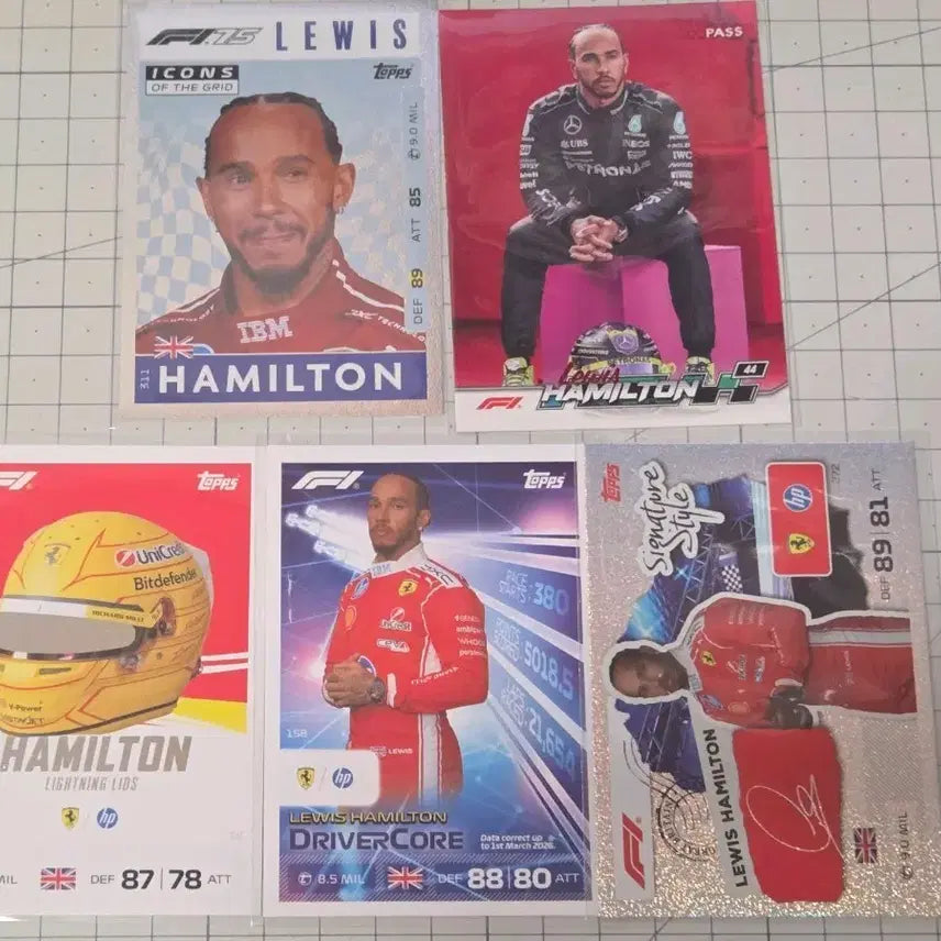 [BUNJANG] Lewis Hamilton 2026 F1 Topps Turbo Attack Card / 루이스 해밀턴 2026 F1 탑스 터보 어택