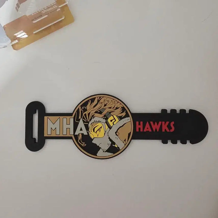[BUNJANG] My Hero Academia Hawks Rubber Cable Holder (Opened) / 나의히어로아카데미아 나히아 호크스 러버 케이블 홀더 쿠지 히로아카