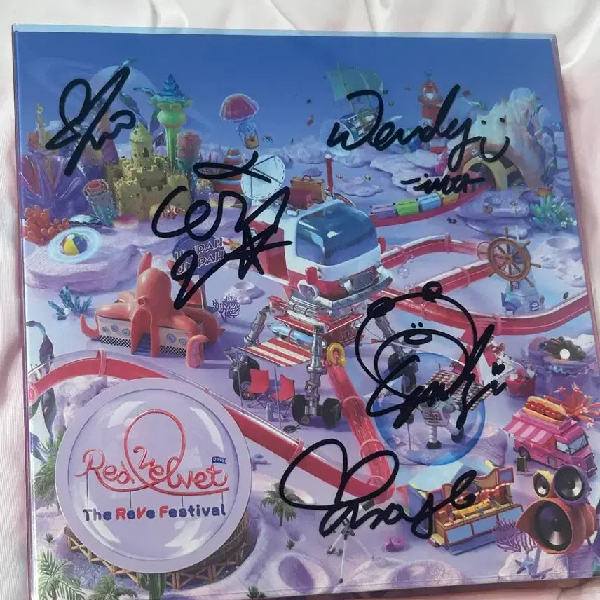 [BUNJANG] Red Velvet Signed Album Psycho / 비매 레드벨벳 친필싸인 앨범 음파음파