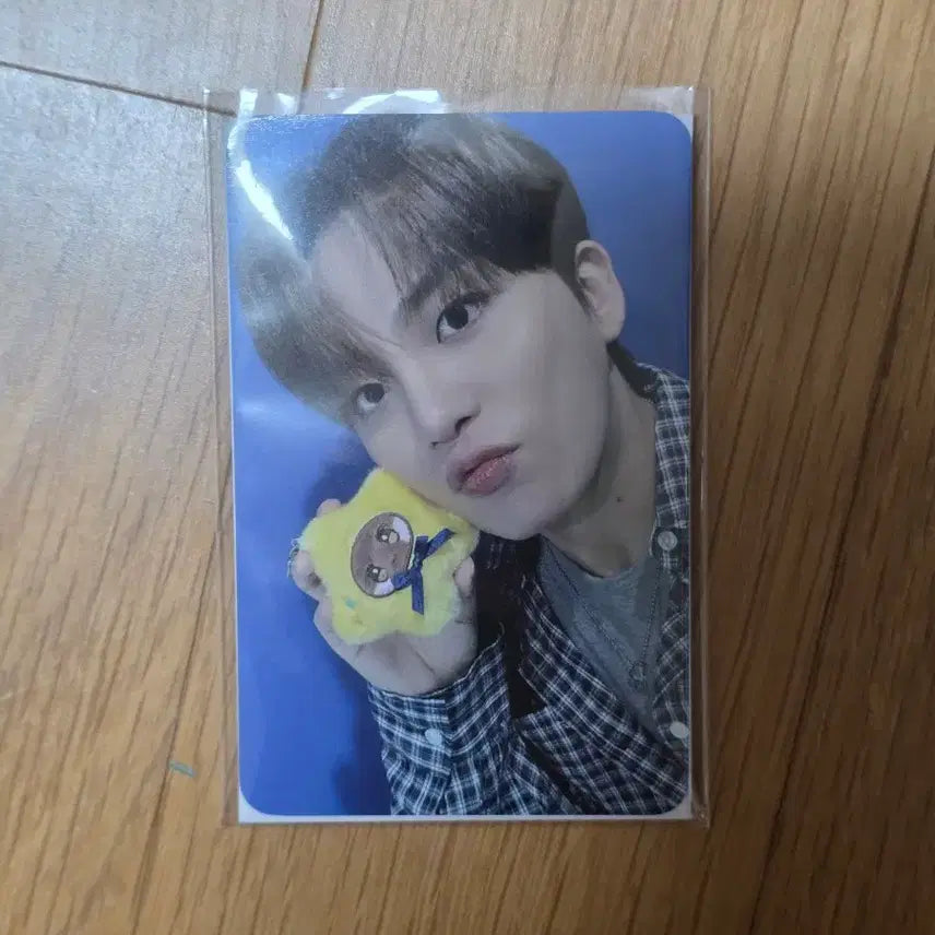 [BUNJANG] ATEEZ Jongho Anitizens Deja Vu Pop-up Pop Bear Star Keychain Matching Photocard / 에이티즈 종호 애니티즈 데자부 팝업 쫑베어 별의 키링 매칭 포카 양도 판매